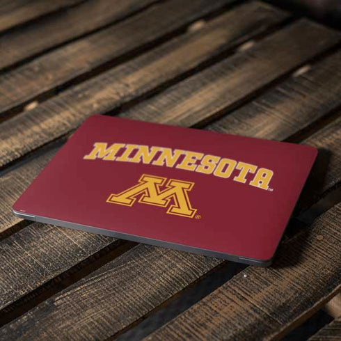 University of Minnesota Collegiate Text Apple MacBook Air Skin