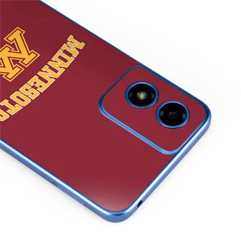 University of Minnesota Collegiate Text Moto G Play 4G (2024) Skin