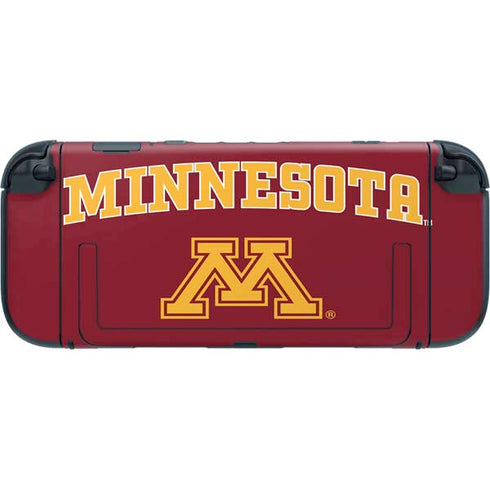 University of Minnesota Collegiate Text Nintendo Switch 2 (2025) with Joy-Con Skin