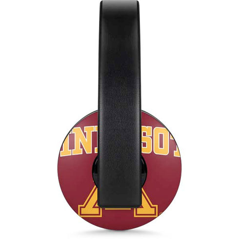 University of Minnesota Collegiate Text PlayStation 4 Gold Wireless Headset Skin