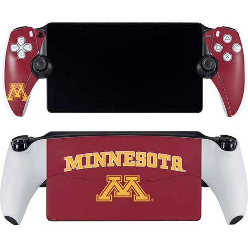 University of Minnesota Collegiate Text PlayStation Portal Remote Player Skin