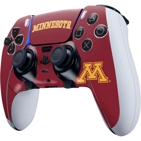 University of Minnesota Collegiate Text PS5 DualSense Edge Pro Controller Skin