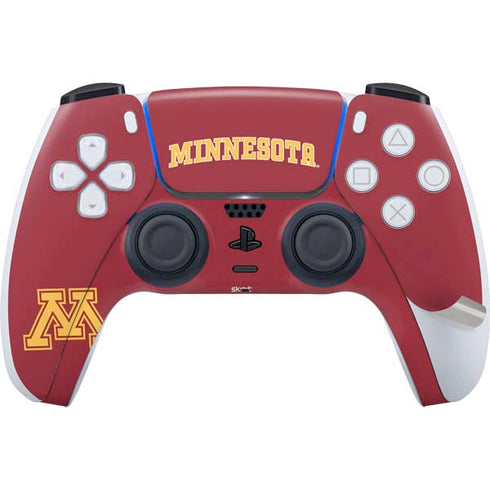 University of Minnesota Collegiate Text PS5 Pro Disk Bundle Skin