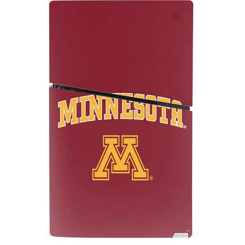 University of Minnesota Collegiate Text PS5 Slim Digital Edition Console Skin