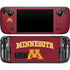University of Minnesota Collegiate Text Steam Deck Handheld Gaming Computer OLED Skin