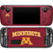 University of Minnesota Collegiate Text Steam Deck Handheld Gaming Computer Skin