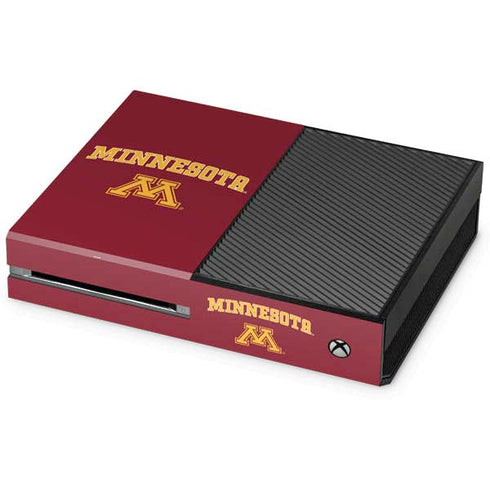 University of Minnesota Collegiate Text Xbox One Skins