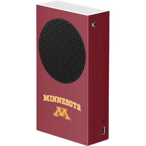 University of Minnesota Collegiate Text Xbox Series S Skins