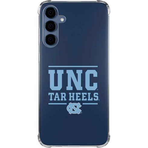 University of North Carolina University of Tar Heels Galaxy A55 5G Clear Case