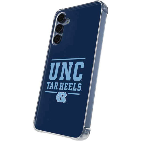 University of North Carolina University of Tar Heels Galaxy A55 5G Clear Case