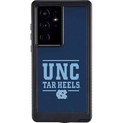 University of North Carolina University of Tar Heels Galaxy S24 Ultra Waterproof Case