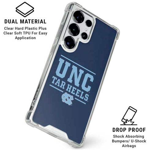 University of North Carolina University of Tar Heels Galaxy S26 Ultra Clear Case