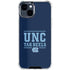 University of North Carolina University of Tar Heels iPhone 15 Clear Case