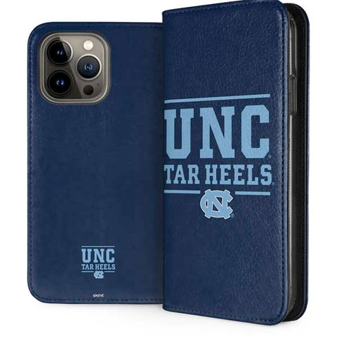 University of North Carolina University of Tar Heels iPhone 15 Pro Max Folio Case
