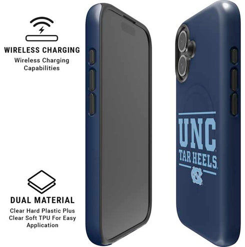University of North Carolina University of Tar Heels iPhone 16 Magsafe Impact Case