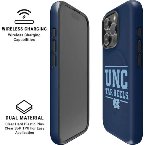 University of North Carolina University of Tar Heels iPhone 16 Pro Max Magsafe Impact Case