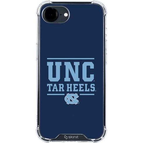 University of North Carolina University of Tar Heels iPhone 16e Clear Case