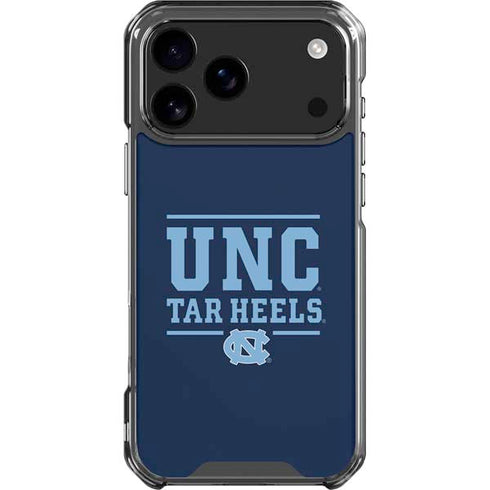 University of North Carolina University of Tar Heels iPhone 18 Pro Max Clear Case