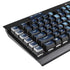 University of North Carolina University of Tar Heels K95 RGB PLATINUM Mechanical Gaming Keyboard Skin