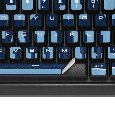 University of North Carolina University of Tar Heels K95 RGB PLATINUM Mechanical Gaming Keyboard Skin