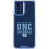 University of North Carolina University of Tar Heels Moto G 5G (2024) Clear Case