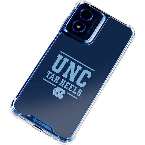 University of North Carolina University of Tar Heels Moto G 5G (2024) Clear Case