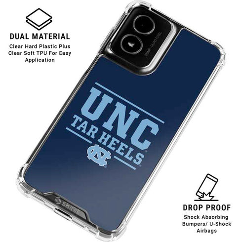 University of North Carolina University of Tar Heels Moto G Power 5G (2024) Clear Case