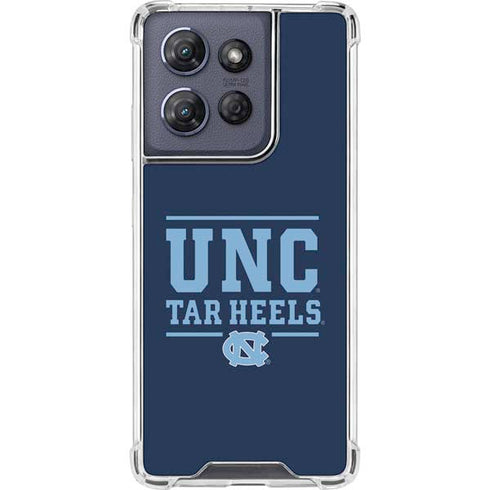University of North Carolina University of Tar Heels Moto G Power 5G (2025) Clear Case