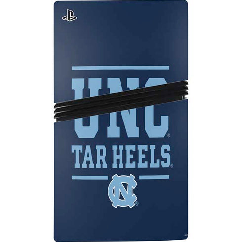 University of North Carolina University of Tar Heels PS5 Pro Console Skin