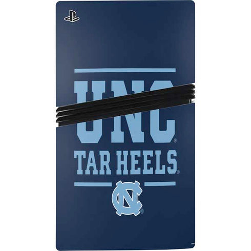 University of North Carolina University of Tar Heels PS5 Pro Disk Console Skin