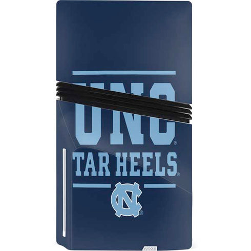 University of North Carolina University of Tar Heels PS5 Pro Disk Console Skin