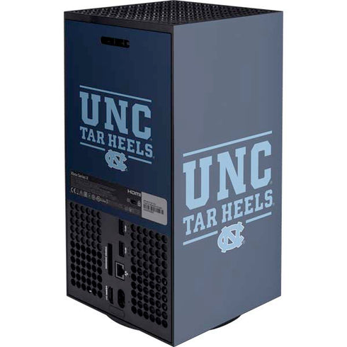 University of North Carolina University of Tar Heels XBox Series X Digital Edition Console Skin