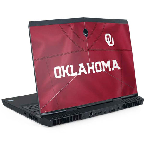 University of Oklahoma Red Jersey Dell Alienware Skin