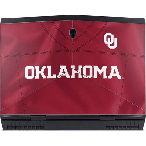 University of Oklahoma Red Jersey Dell Alienware Skin