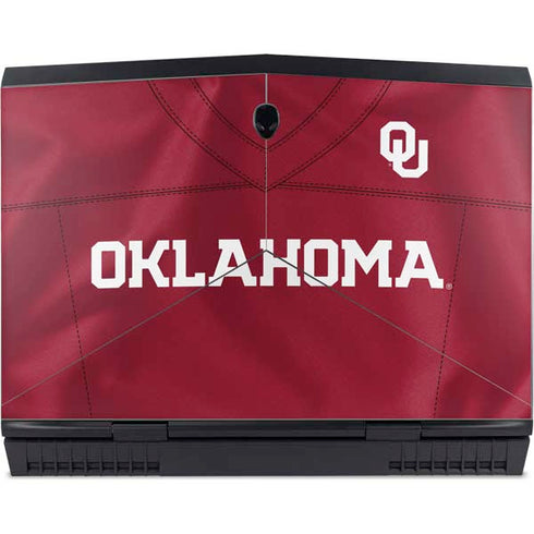 University of Oklahoma Red Jersey Dell Alienware Skin