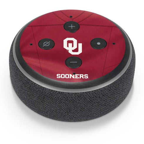 University of Oklahoma Red Jersey Amazon Echo Dot Skin