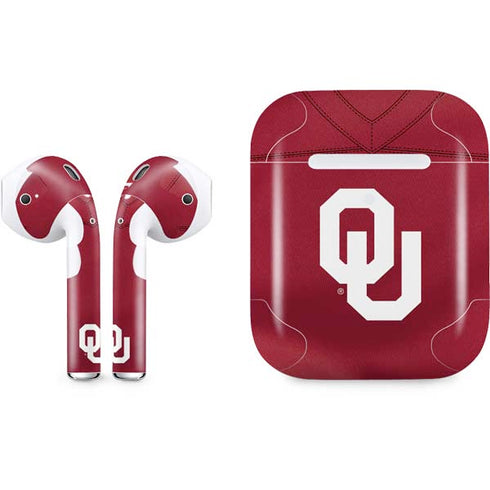 University of Oklahoma Red Jersey Apple AirPods 2 Skin