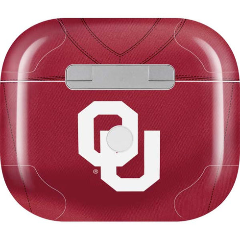 University of Oklahoma Red Jersey Apple AirPods (3rd Gen 2021) Skin