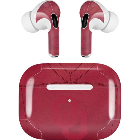 University of Oklahoma Red Jersey Apple AirPods Pro Skin
