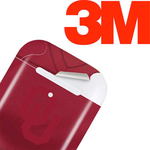 University of Oklahoma Red Jersey Apple AirPods Skin