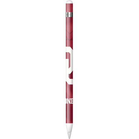 University of Oklahoma Red Jersey Apple Pencil (1st Gen, 2017) Skin