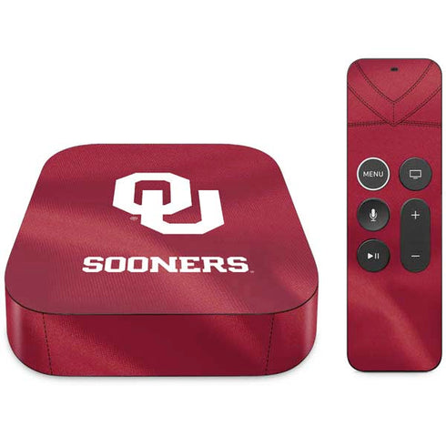 University of Oklahoma Red Jersey Apple TV Skin