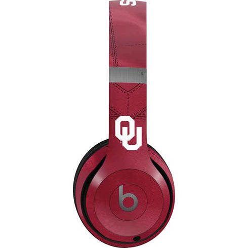 University of Oklahoma Red Jersey Beats Solo 4 Wireless Headphones Skin
