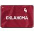 University of Oklahoma Red Jersey HP Chromebook Skin