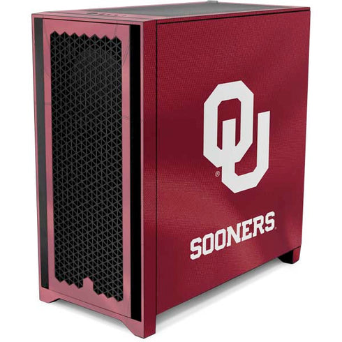 University of Oklahoma Red Jersey Corsair 4000D Tempered Glass Mid-Tower ATX Case Skin