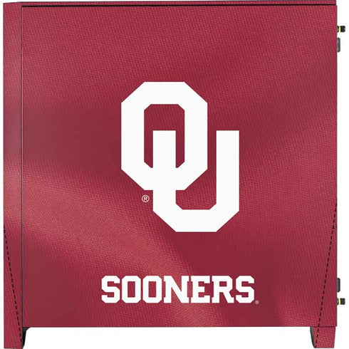 University of Oklahoma Red Jersey Corsair 4000D Tempered Glass Mid-Tower ATX Case Skin