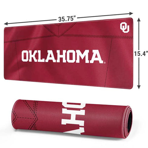 University of Oklahoma Red Jersey Gaming Mouse Pad