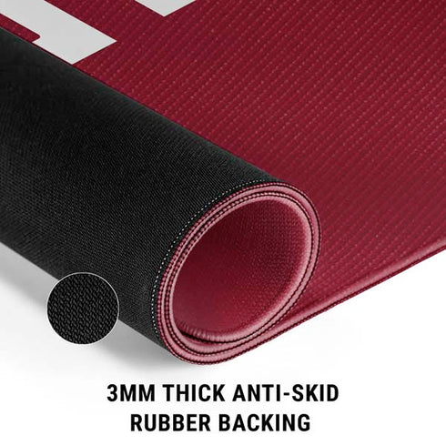 University of Oklahoma Red Jersey Gaming Mouse Pad