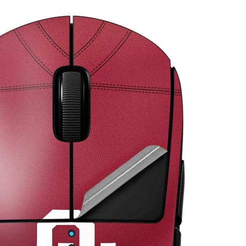 University of Oklahoma Red Jersey G Pro Wireless Gaming Mouse Skin