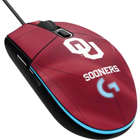 University of Oklahoma Red Jersey G203 Prodigy RGB Wired Gaming Mouse Skin